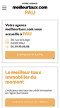 Mobile Screenshot of pau-meilleurtaux.com